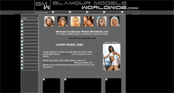 Desktop Screenshot of glamourmodelsworldwide.com